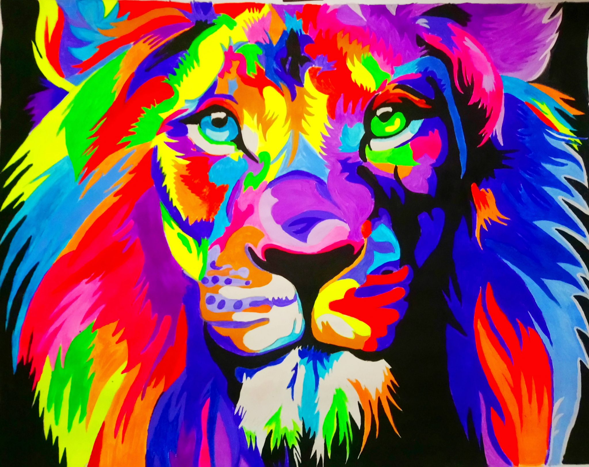 Artist Abode: - Colorful Lion